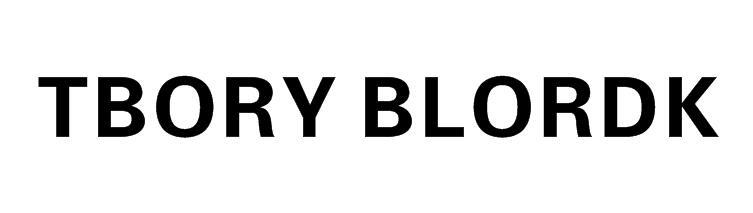 TBORY BLORDK
