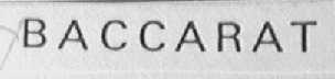 BACCARAT