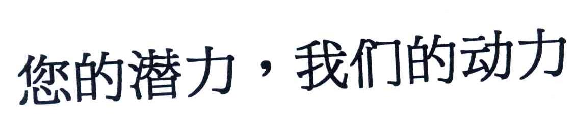您的潜力；我们的动力