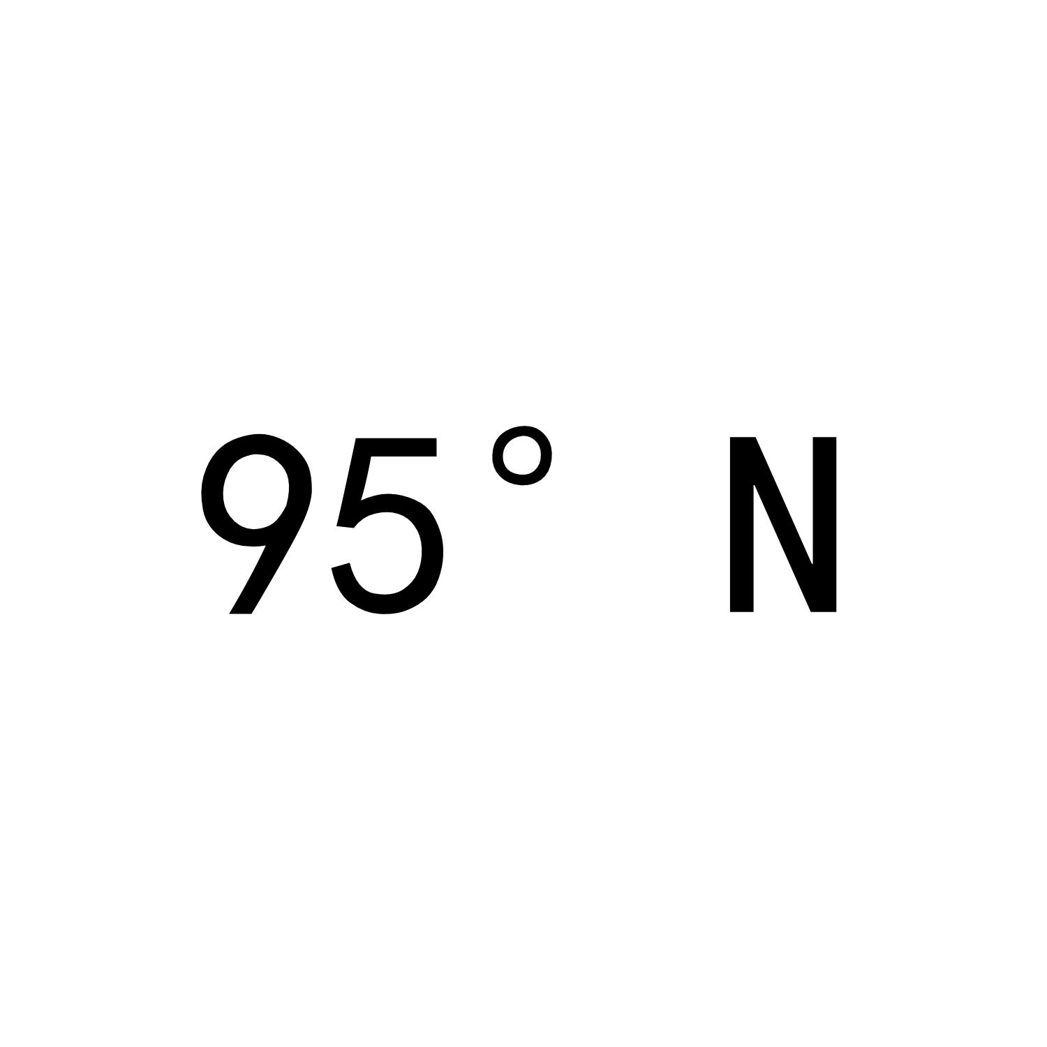 95°N