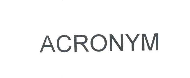 ACRONYM