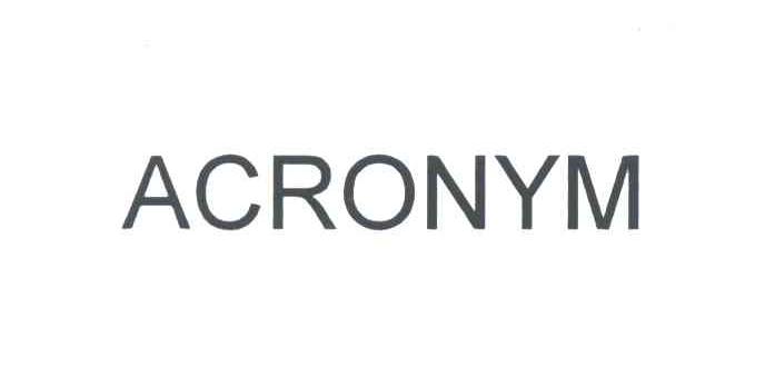 ACRONYM