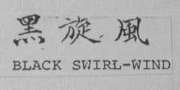 黑旋风    BLACK SWIRL-WIND