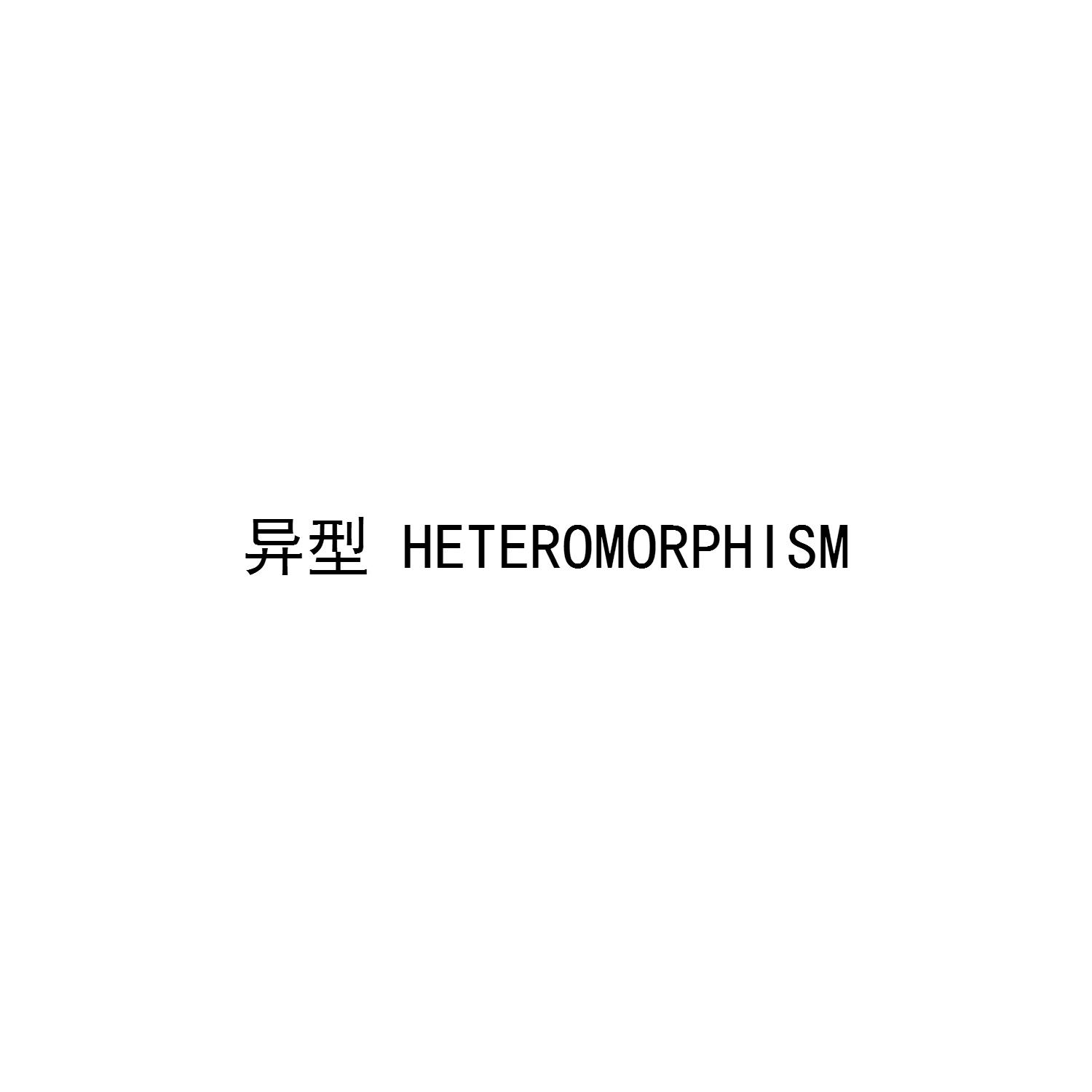 异型 HETEROMORPHISM