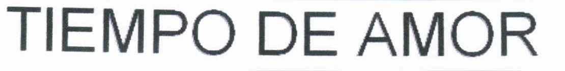 TIEMPO DE AMOR