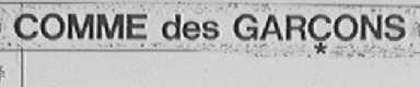COMME DES GARCONS