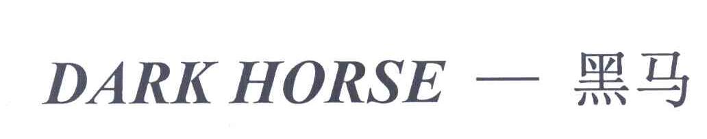 黑马;DARK HORSE