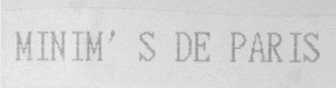 MINIM'S DE PARIS