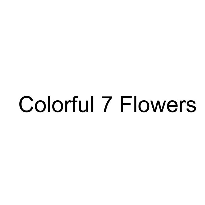COLORFUL 7 FLOWERS