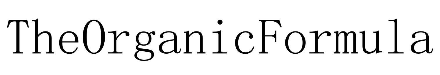 THEORGANICFORMULA