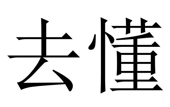 去懂