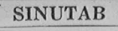 SINUTAB