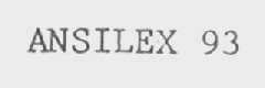 ANSILEX 93