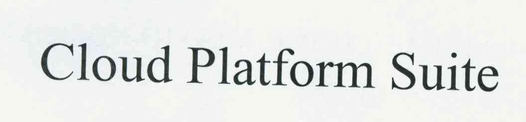 CLOUD PLATFORM SUITE