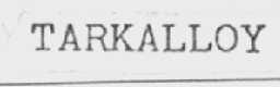 TARKALLOY