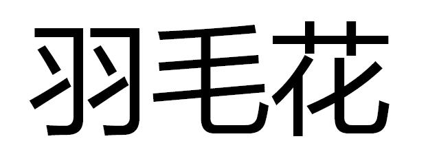羽毛花
