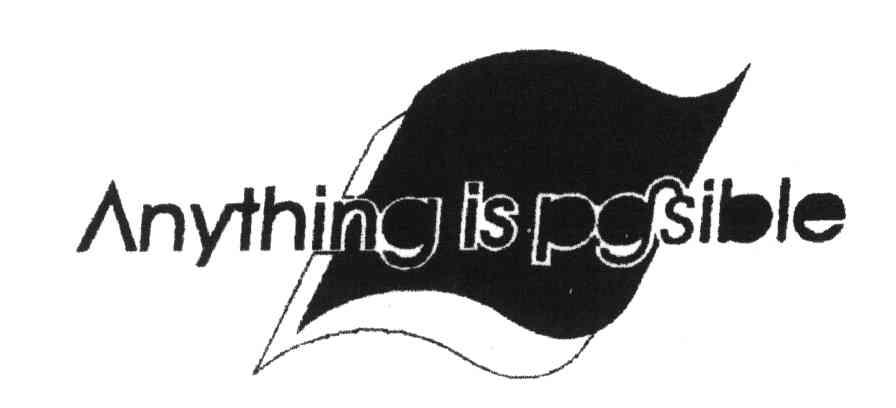 ANYTHING IS POSSIBLE