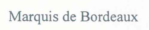 MARQUIS DE BORDEAUX