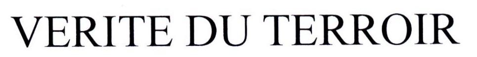 VERITE DU TERROIR