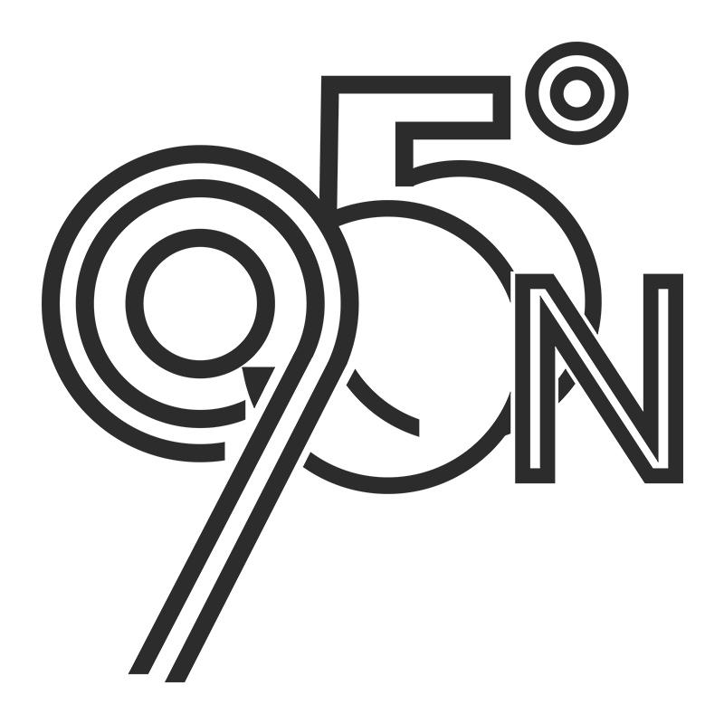 95° N