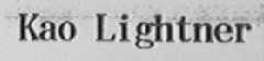 KAO LIGHTNER