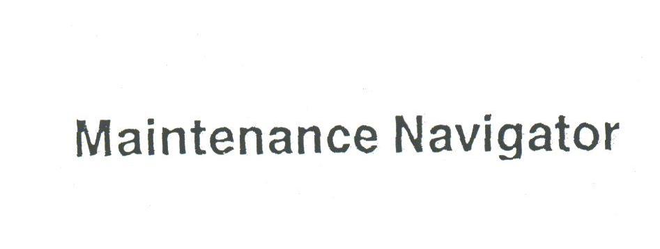 MAINTENANLE NAVIGATOR