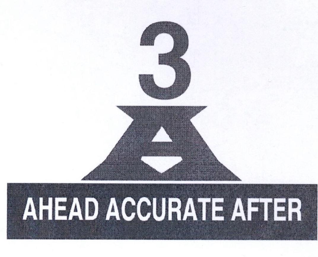 AHEAD ACCURATE AFTER 3