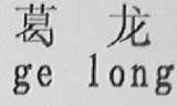 葛龙
