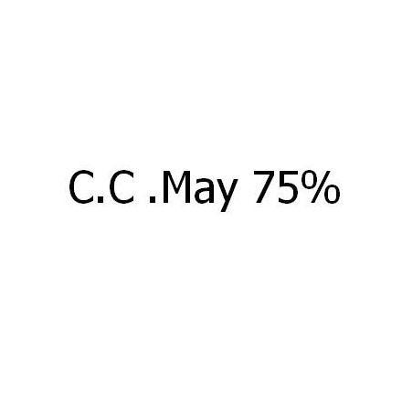 C.C.MAY 75%