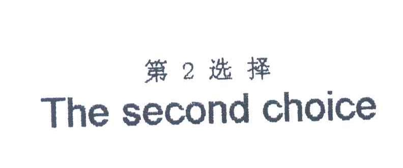 第2选择;THE SECOND CHOICE