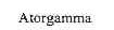 ATORGAMMA