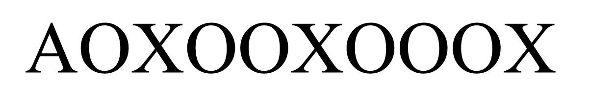 AOXOOXOOOX