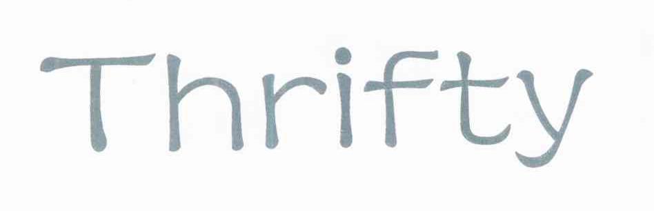 THRIFTY;节约的