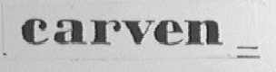 CARVEN