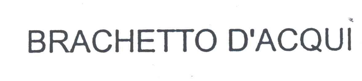 BRACHETTO D'ACQUI