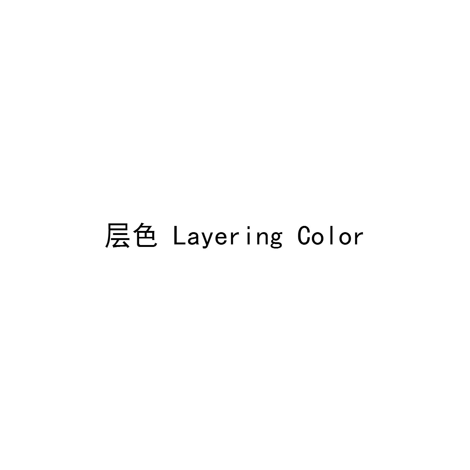 层色 LAYERING COLOR