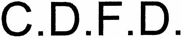 "C.D.F.D."
