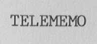 TELEMEMO