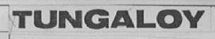 TUNGALOY