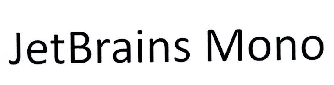 JETBRAINS MONO