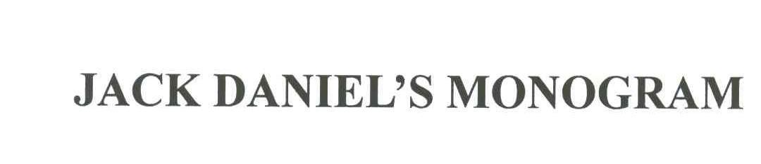 JACK DANIEL＇S MONOGRAM