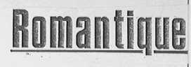 ROMANTIQUE