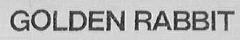 GOLDEN RABBIT