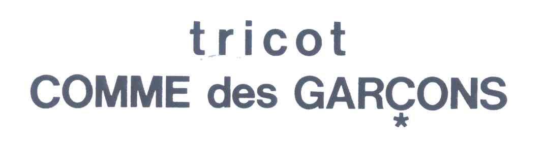 TRICOT COMME DES GARCONS