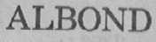 ALBOND