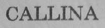 CALLINA
