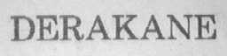 DERAKANE