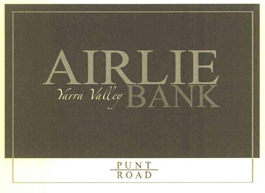 AIRLIE YARRA VALLEYN BANK PUNT ROAD