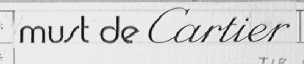 MUST DE CARTIER