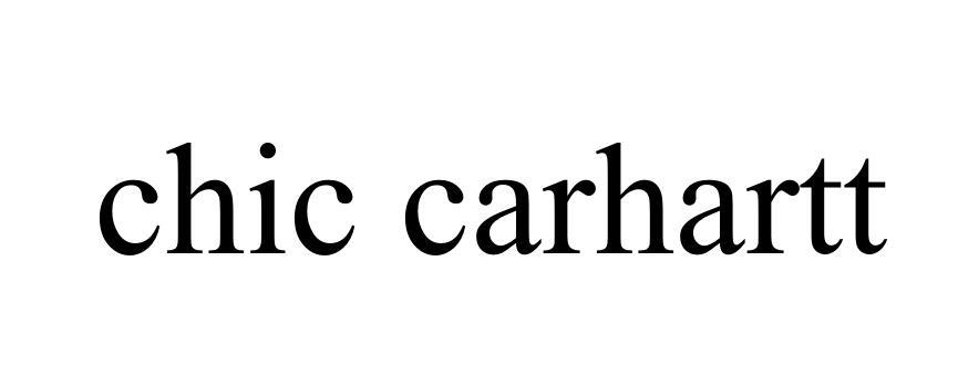 CHIC CARHARTT